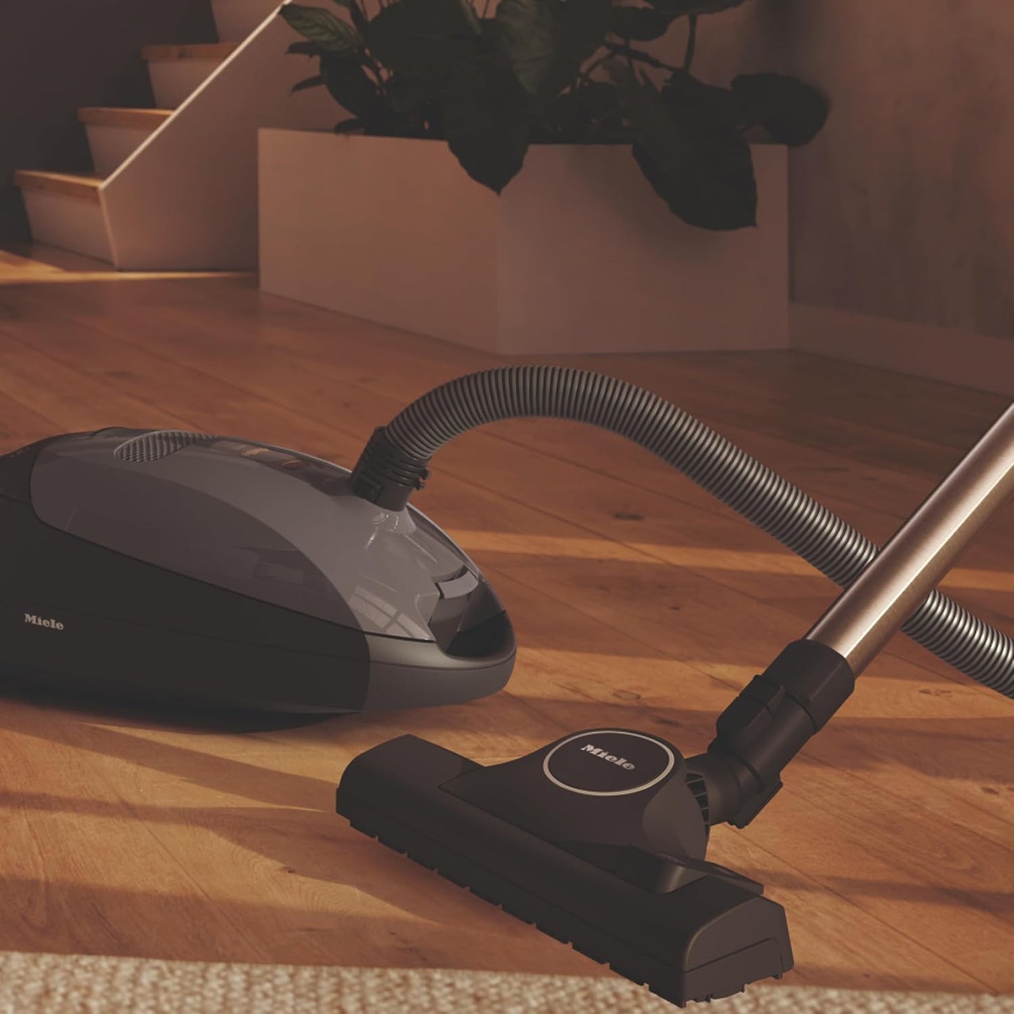 Miele Classic C1 Canister Vacuum - Pure Suction, Portable Design in Graphite Grey