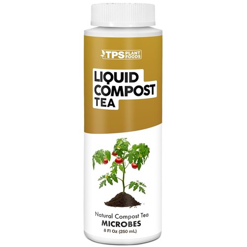 Compost Tea - Liquid Microbial Supplement for Enhanced Nutrient Uptake & Stronger Plants | 8 oz