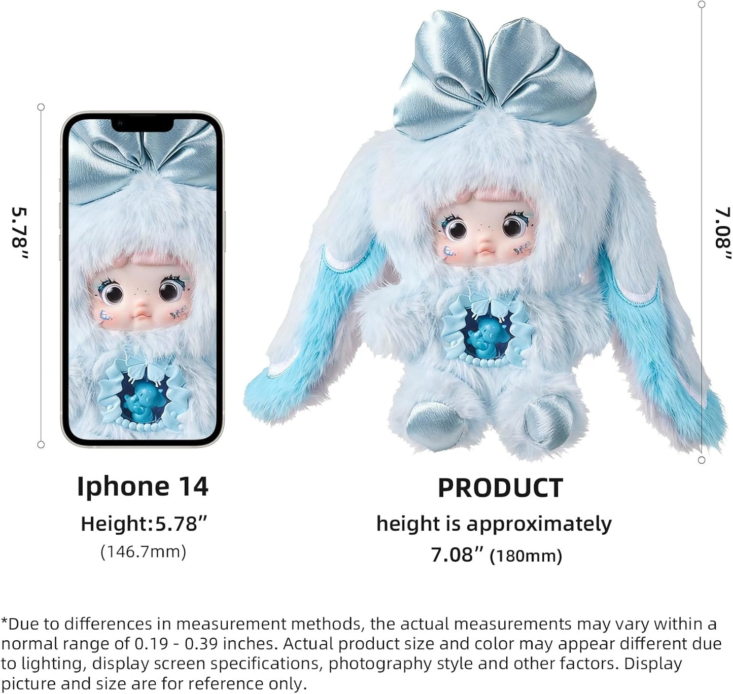 POP JOY Nommi Plush Blind Box - Adorable Mystery Stuffed Toys with 3 Expressions | Kawaii Designs for Ages 3+