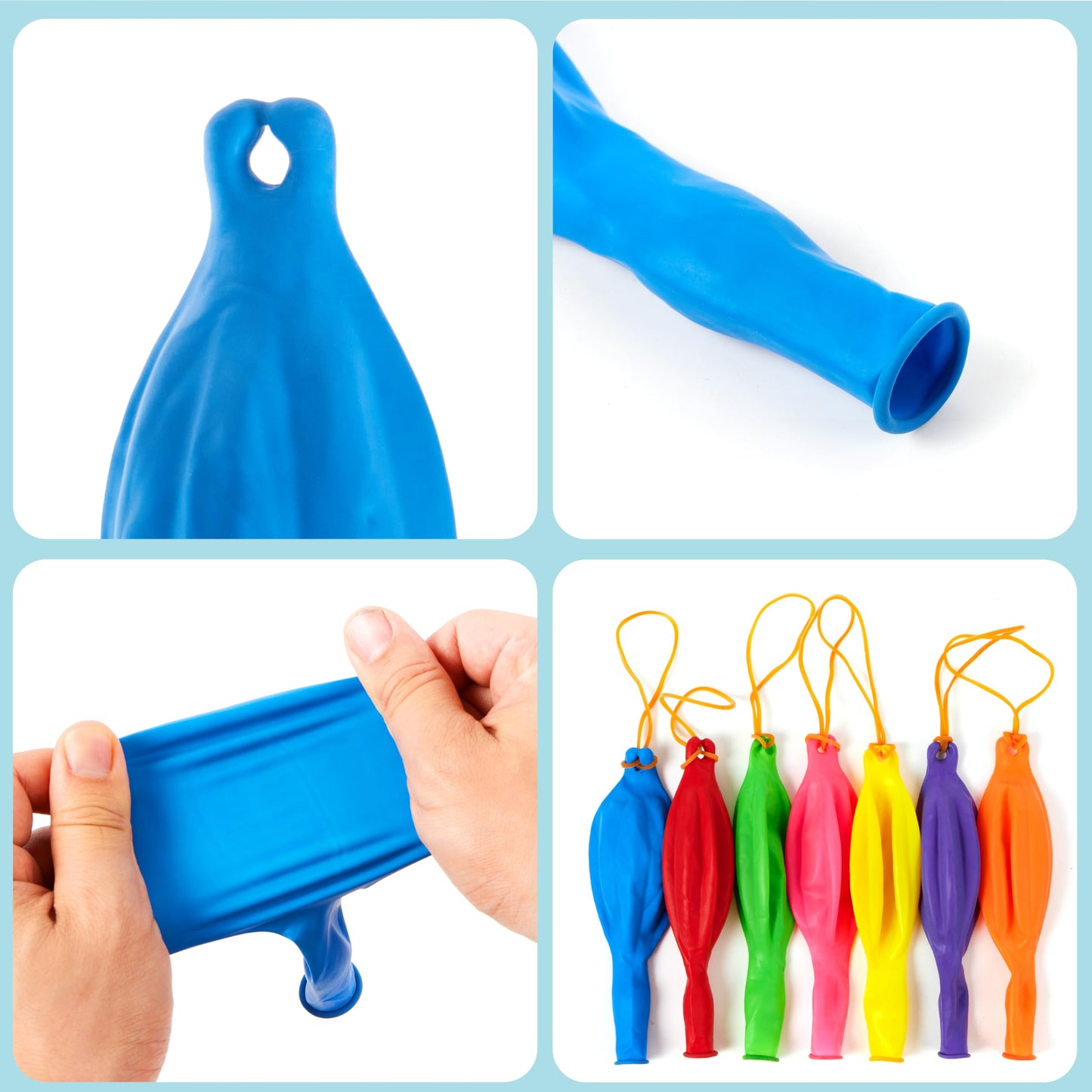 JOYIN 36 Pcs Punch Balloons, School Classroom Prizes, Heavy Duty Party Favors for Kids, Punching Balloons with Rubber Band Handle for Birthday, Goodie Bags Stuffers, Party Supplies
