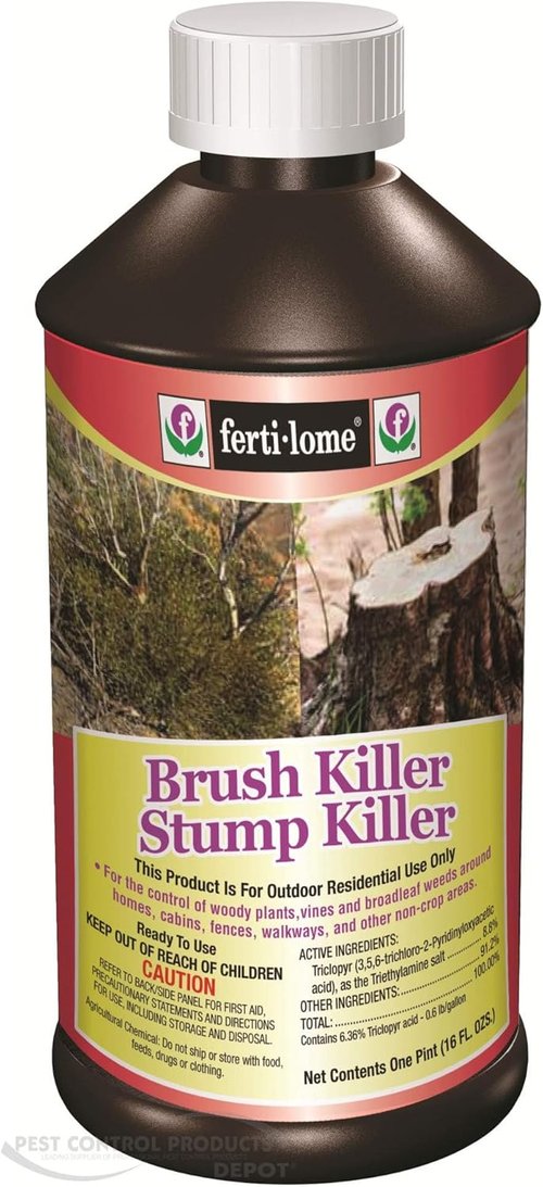 Hi-Yield Brush Killer - Effective Stump Killer Solution | 16-Ounce Bottle