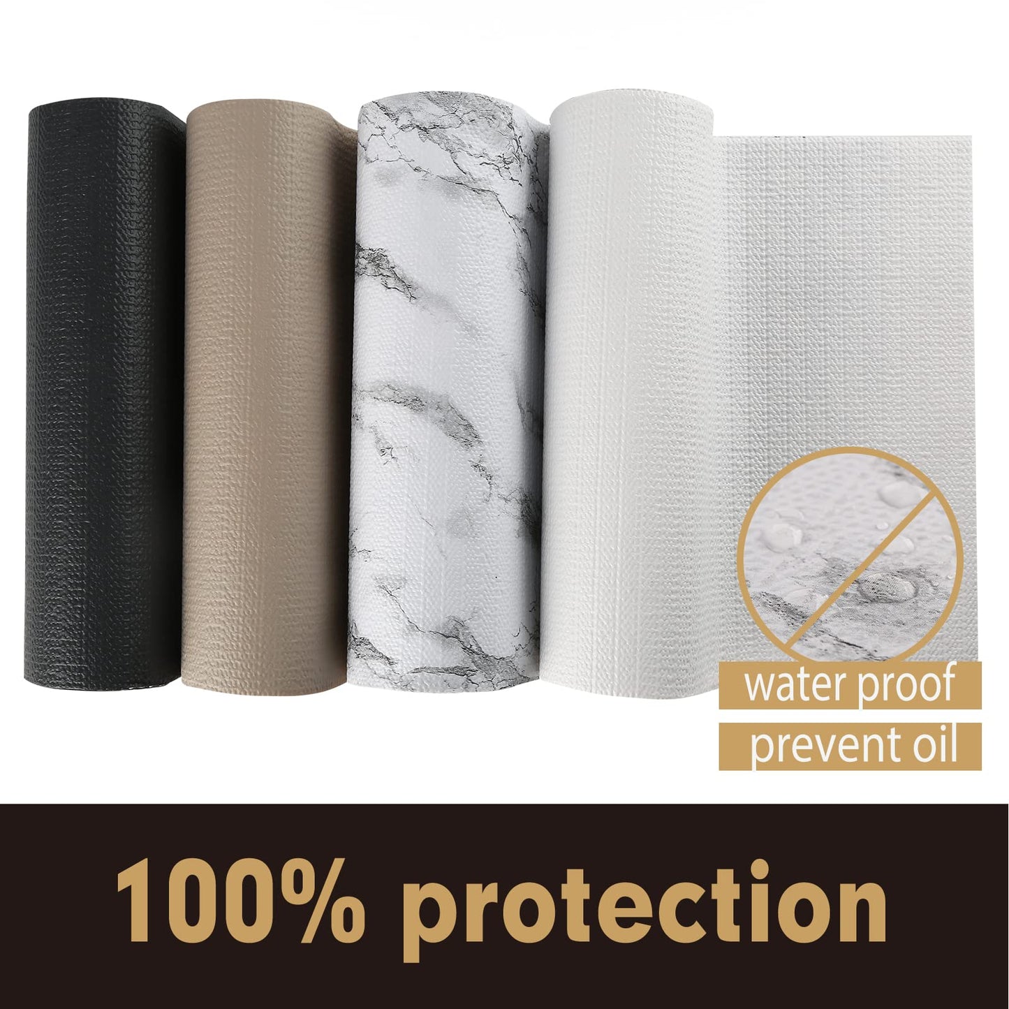 Premium Drawer and Shelf Liner for Cabinet, Non Adhesive Liner for Kitchen, Strong Grip Non Slip Shelf Liners for Kitchen Cabinets, Storage, Drawers, Shelves, Kitchenware and Tableware, Marble