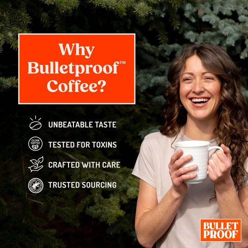 Bulletproof Original Decaf Coffee - Medium Roast Whole Beans, 12 Ounces (Pack of 3) | 100% Arabica Blend