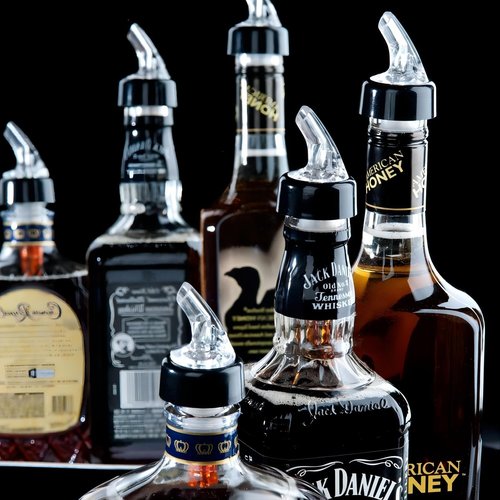 3 Pack Measured Liquor Pour Spout, Liquor Bottle Pourers, Measure Pour Spout for Liquor Bottles, Bottle Pourers for Alcohol, Shot Pourer Cocktail Liquor Dispenser Bar Bartending Tool -1oz/30ml