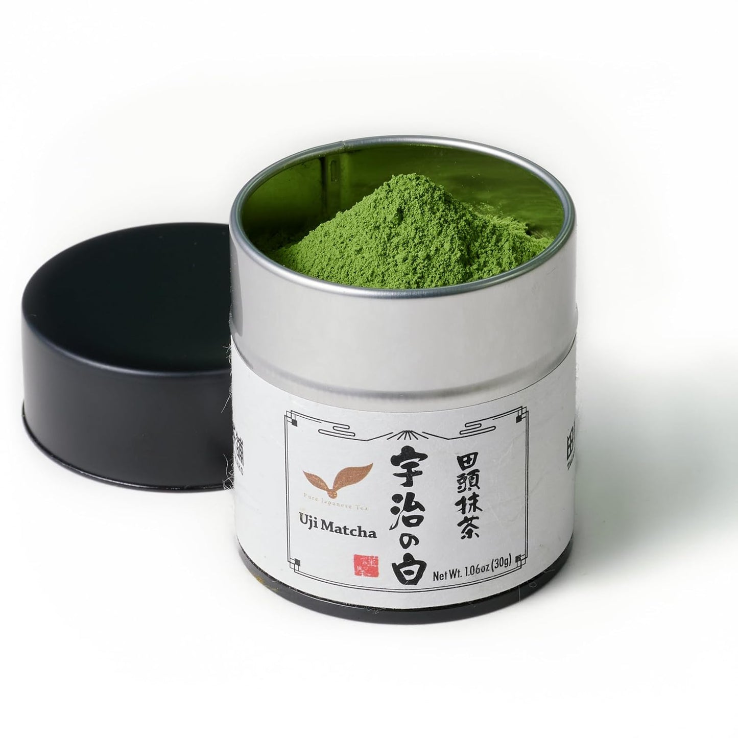 TAGASHIRA CHAHO Uji Matcha Green Tea Powder - Authentic Ceremonial Grade, First Harvest, 30g/1.06oz