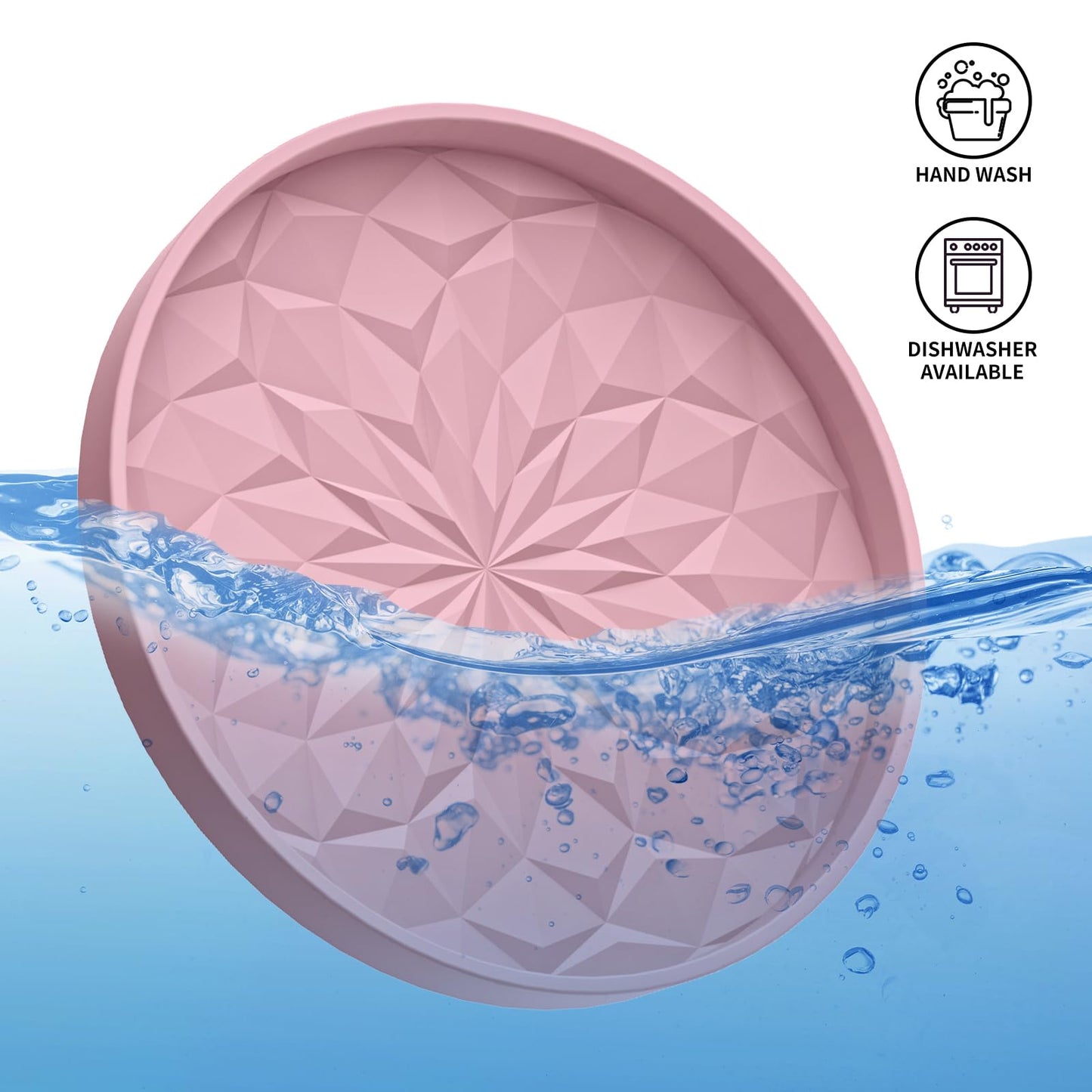 ME.FAN Car Coasters for Cup Holders [4 Pack] - 2.75In Silicone Auto Mug Mats - Universal Non-Slip Recessed Car Interior AccessoriesDusty Rose