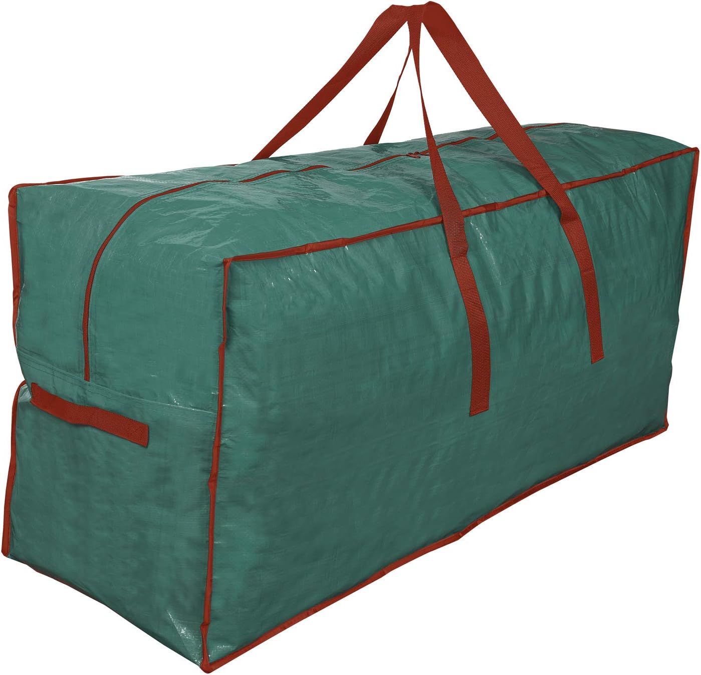 ProPik Christmas Tree Storage Bag - Fits Up to 7.5 ft Disassembled Trees | 45" x 15" x 20" | Durable Green Case with Zipper and Handles