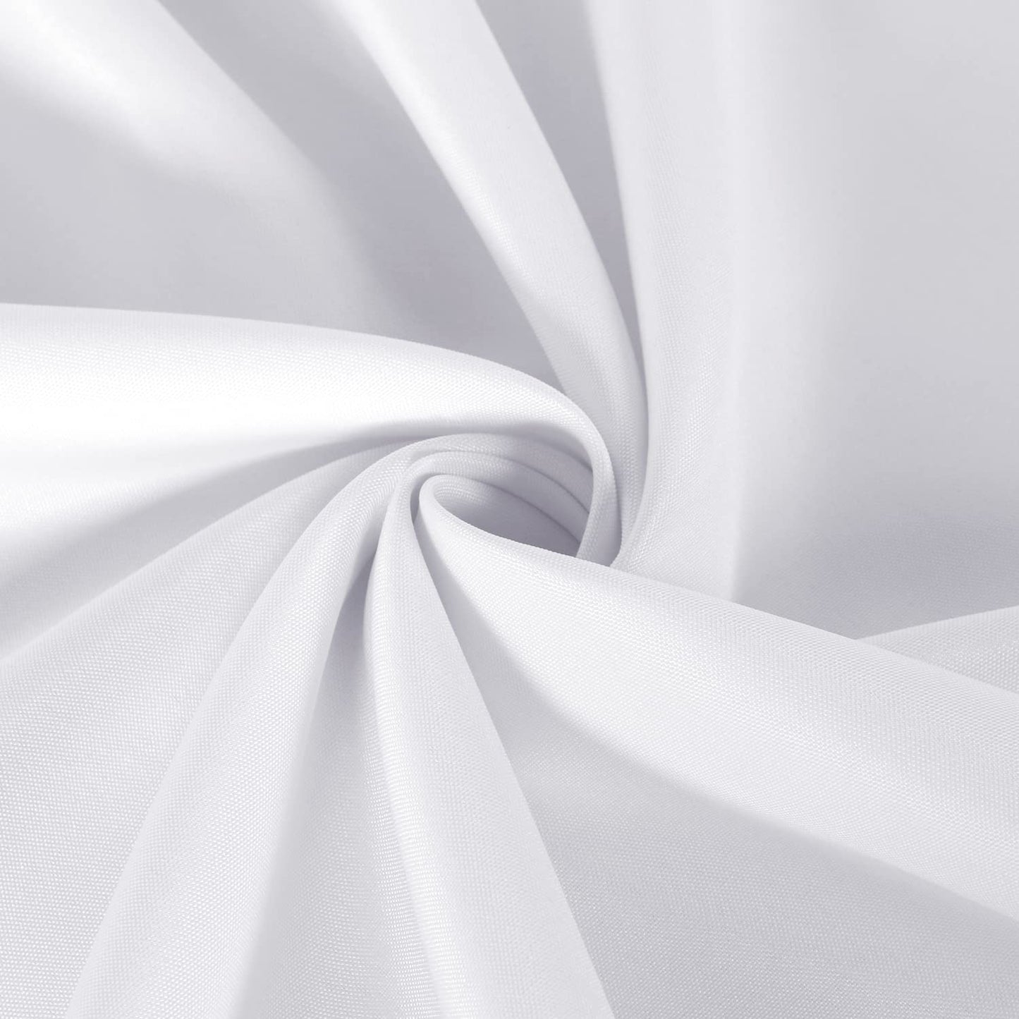 sancua 2 Pack White Tablecloth 54 x 78 Inch, Rectangle 4 Feet Table Cloth - Stain and Wrinkle Resistant Washable Polyester Table Cover for Dining Tables, Buffet Parties and Camping