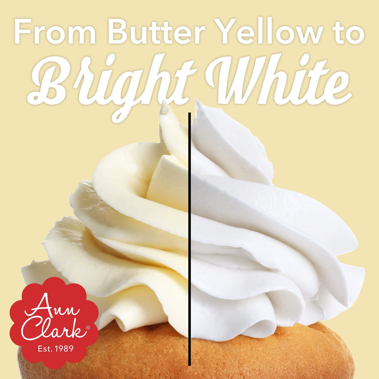 Ann Clark Bright White Food Coloring Gel Extra Large 13.5 oz Professional Grade Made in USA