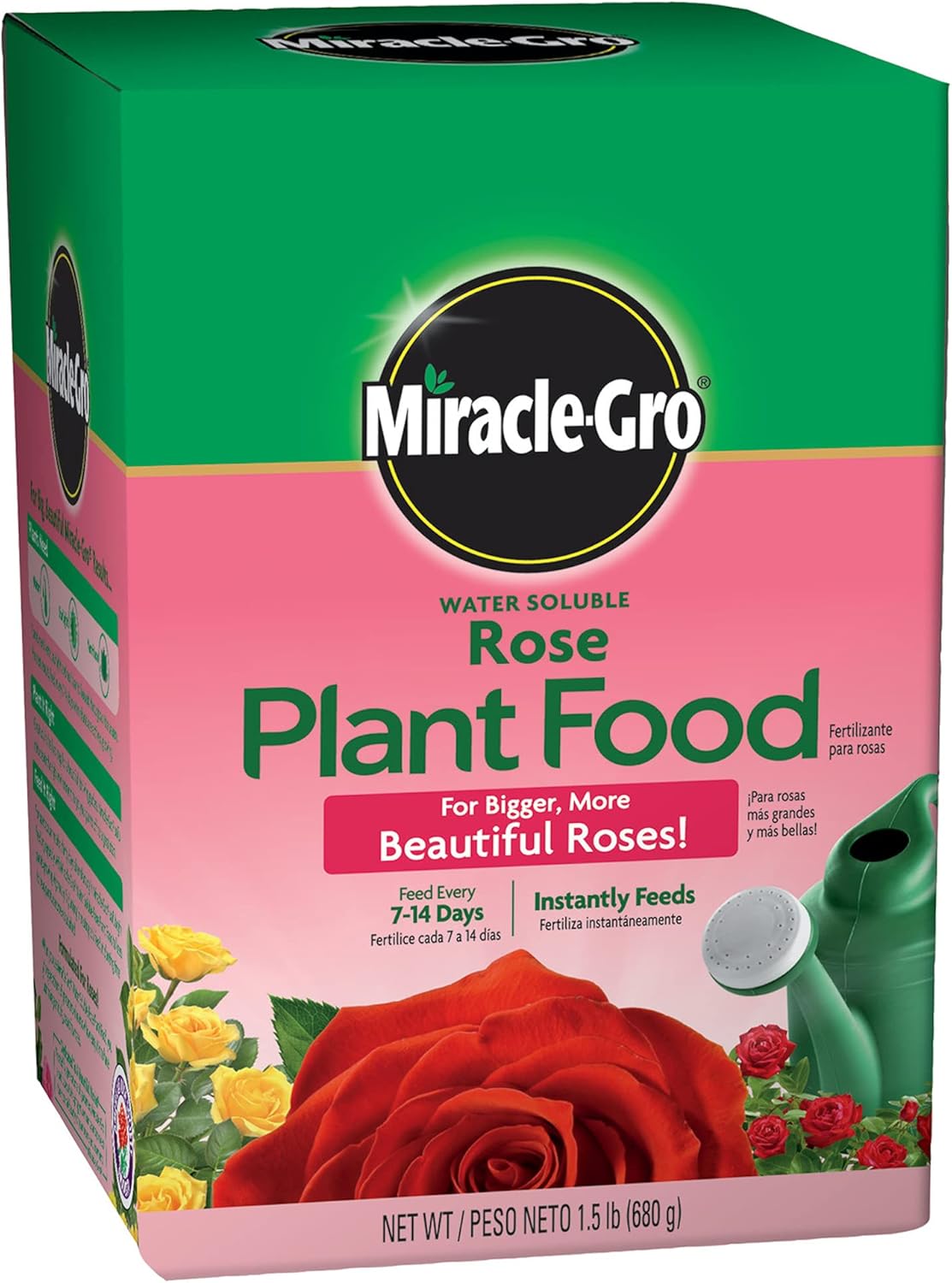 Miracle-Gro Rose Plant Food - Water Soluble Formula for Vibrant Blooms | 1.5 lb