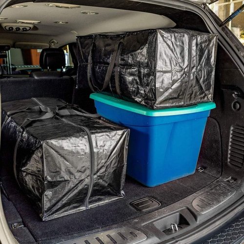 BAG-THAT! Extra Large Heavy-Duty Moving Bags - Stronger Handles & Zippered Design for Easy Packing