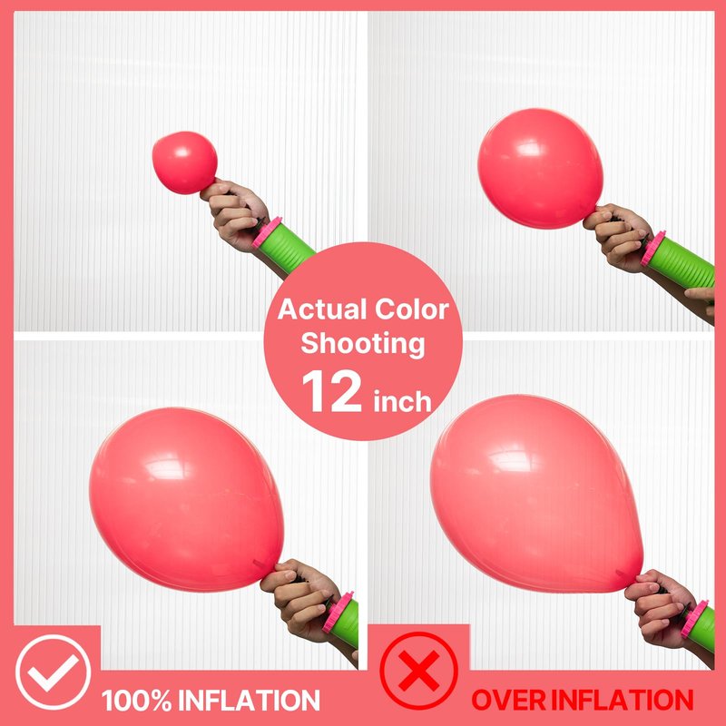 PartyWoo Coral Balloons 50pcs 12 Inch Pastel Red Coral Pink Latex Helium Balloons for Graduation Wedding Anniversary Bachelorette Birthday Princess Summer Watermelon Themed Party Decorations Red-Q11