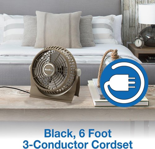 Air King 9525 9-Inch Pivot Fan - 2-Speed Adjustable Airflow for Optimal Comfort