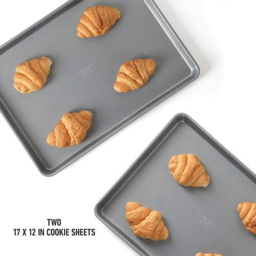 Calphalon Titan Steel Core Nonstick Cookie Sheet - 12 x 17 Inch, Durable & Easy to Clean