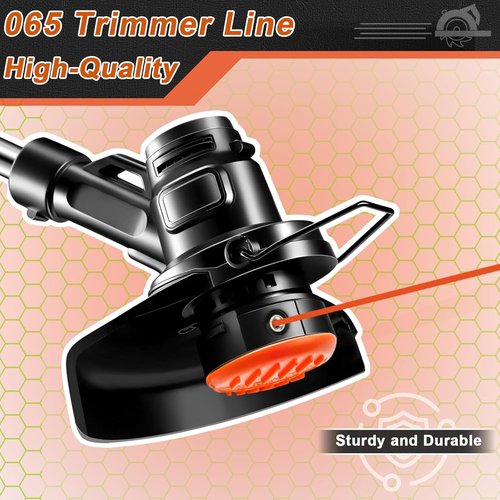 065 Trimmer Line - Round Weed Eater String .065 Inch | 2000 Ft | Commercial Quality for Most Trimmers