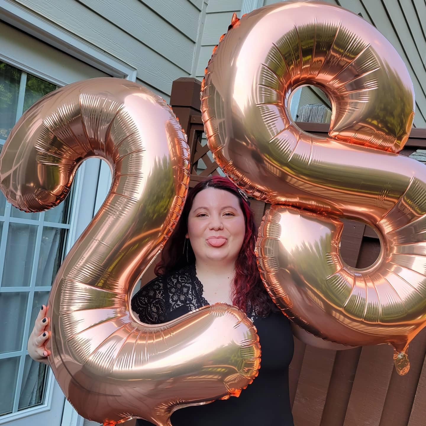 Rose Gold 8 Balloon, Number Balloons 40 Inch, 8th Birthday Decorations for Boys Girls, Birthday Balloons, Rose Gold Party Supplies, Number 8 Balloon