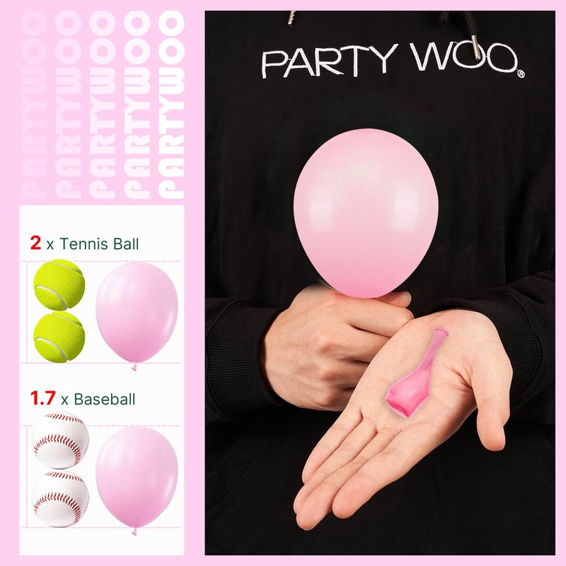 PartyWoo Pastel Balloons 100pcs 5 Inch Pastel Rainbow Latex Balloons for Baby Shower Gender Reveal Engagement Bachelorette Easter Bridal Shower Anniversary Retirement Birthday Party Decorations