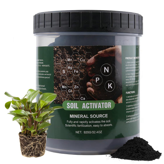 Skiennix Soil Activator - Organic Plant Fertilizer for Garden Beds | 32.4 oz (920g) Root Growth Booster