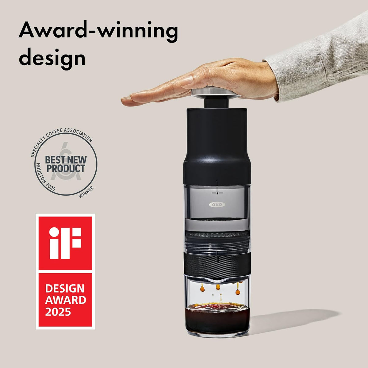 OXO Brew Rapid Brewer - Fast Coffee Maker for Perfect Brews | Compact Design for Home Use