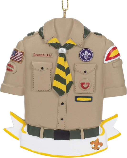 Personalized Boy Scout Christmas Ornament - Customizable Holiday Decor