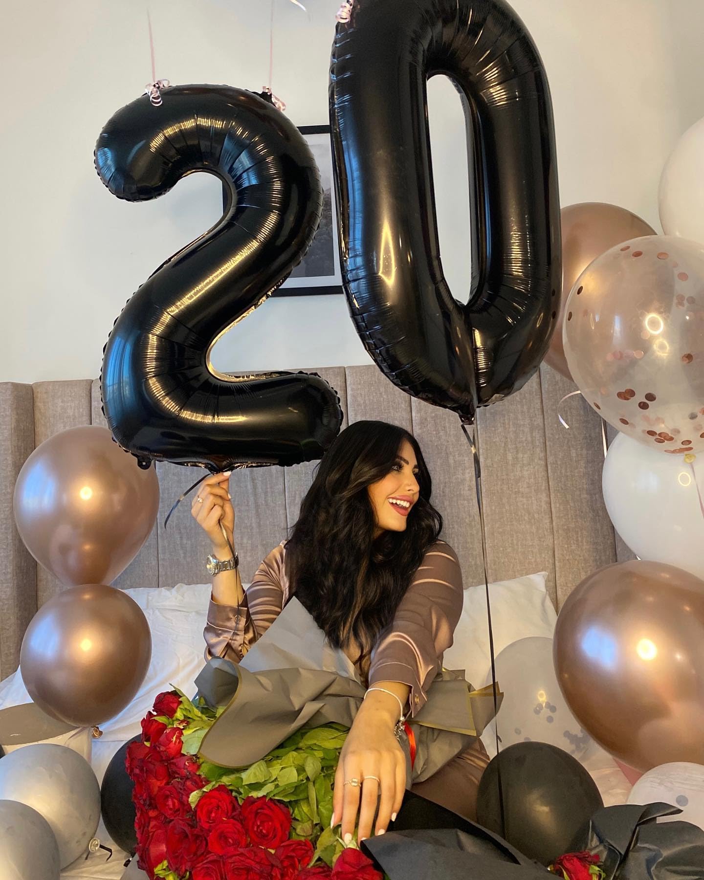 Black Number 29 Balloon 40 inch, 29 Number Balloons, 29th Black Birthday Decorations for Women Men, 29 Year Old Black Party Supplies