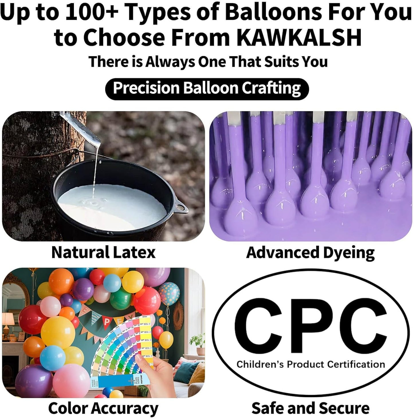 KAWKALSH 68pcs Metallic Pink & Purple Balloons - 12 Inch Confetti Latex for Girls' Birthday & Baby Shower Decor