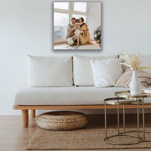 Custom Canvas Prints - Personalized Wall Art for Pet & Family Photos | Perfect Gifts for Mom & Dad (10'' W x 10'' H)