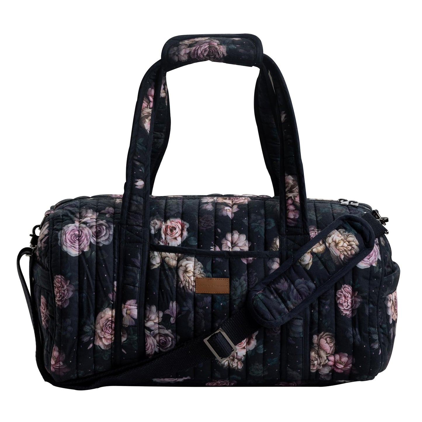 Maison d' Hermine Weekend Duffel Bags for Women Cotton Quilted Overnight Luggage Weekend Bag for Men Gym Sports Gifts Travel Business Travellers Trip Mothers Day Gifts -Colmar - Yellow