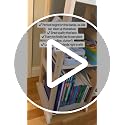 White Toy Storage Organizer with 3 Shelves & 12 Bins - Kids Room Shelving