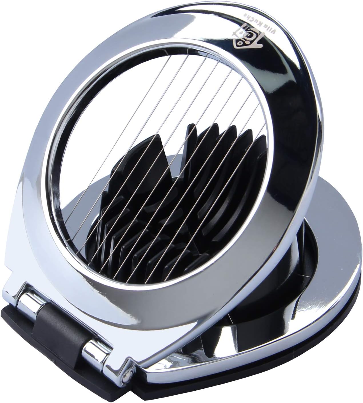 Skiennix Multi-Function Stainless Steel Egg Slicer - Heavy-Duty, Dishwasher Safe Kitchen Tool