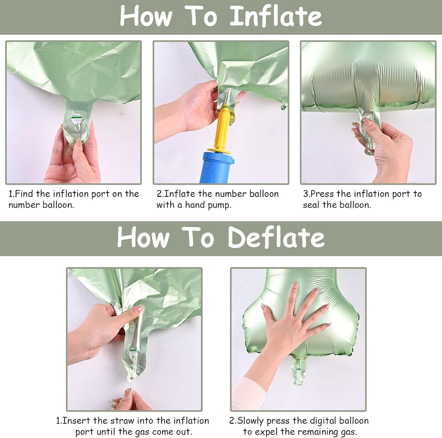 Skiennix 40'' Sage Green Number 9 Balloon - Self-Inflating Foil for 9th Birthday & Jungle Safari Decor