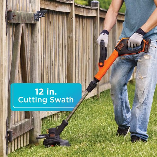 BLACK+DECKER 20V MAX String Trimmer & Edger - 12-Inch Versatile Tool for Lawn Care