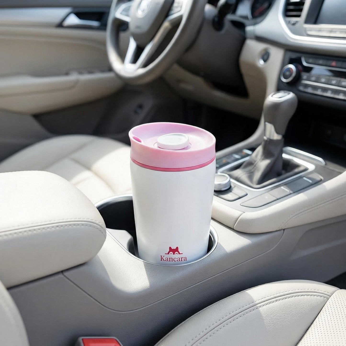 12 oz coffee tumbler Insulated coffee mug with lid Slider Insulated Stainless Steel Coffee Tumbler, Travel Mug for Hot and Iced Beverages insulated travel coffee mug (white)