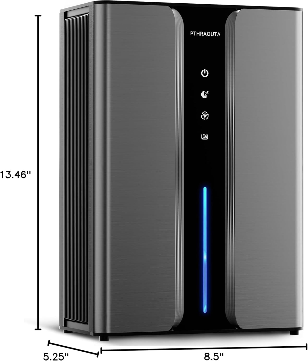 PTHRAOUTA Home Dehumidifier - 95oz Quiet Indoor Unit for Bathrooms & Bedrooms | 950 sq.ft Coverage