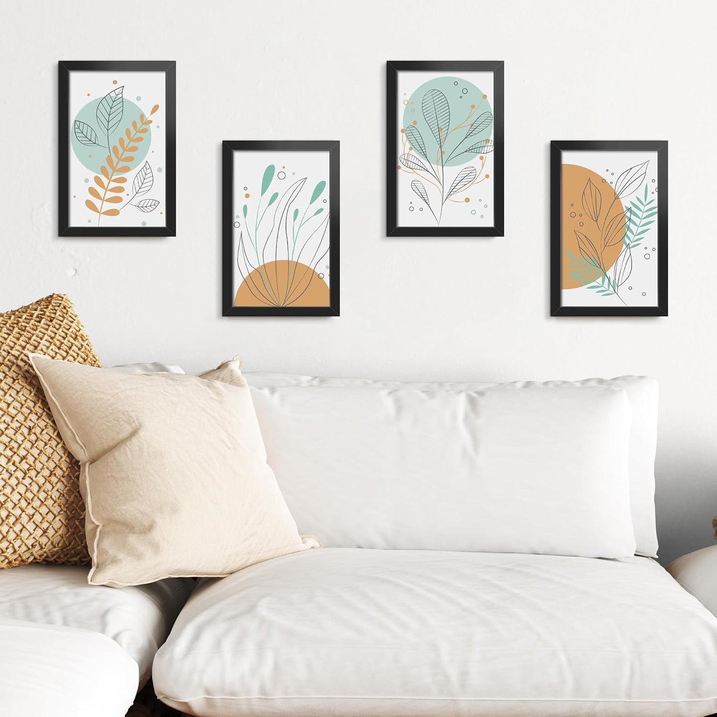 LaVie Home 5.5x8.5 Picture Frame - Classic Black Frame with HD Plexiglas for Wall Display | Vertical & Horizontal Use