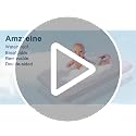 Baby Bassinet Mattress 42x24x2 Dual Sided Gel Memory Foam - Amzreine