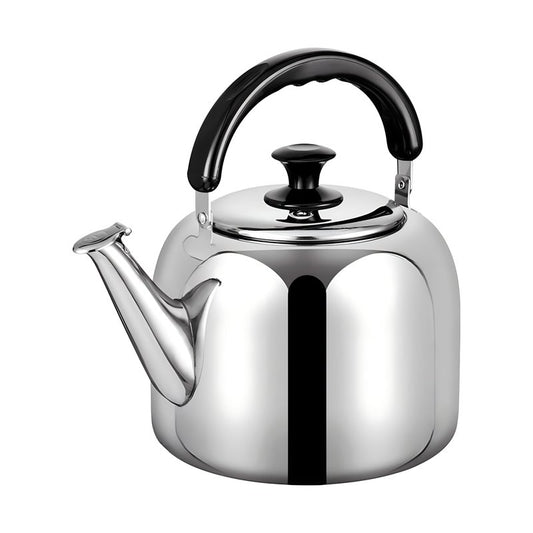 Whistling Stovetop Tea Kettle,Food Grade 316 Stainless Steel,Hot Water Fast to Boil,Stovetop Kettle with Ergonomic Handle,5.3 Quart Capacity
