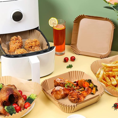 Air Fryer Liners 4QT for Chefman Air Fryer, Airfryer Liners Disposable 7.1 Inch Air Fryer Paper Liners for Instant Pot Vortex Plus 4QT Air Fryers, 150PCS