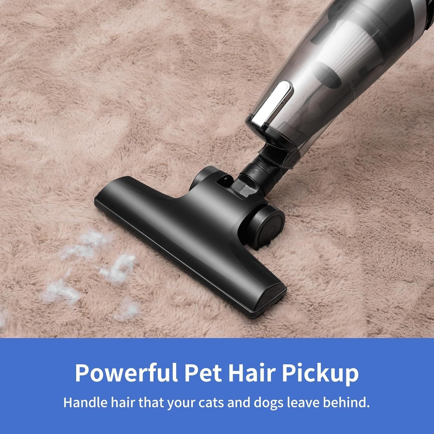 Skiennix Corded Stick Vacuum - 20Kpa Powerful Suction, 16Ft Cord, 2-in-1 Lightweight Handheld for Pet Hair & Hardwood Floors