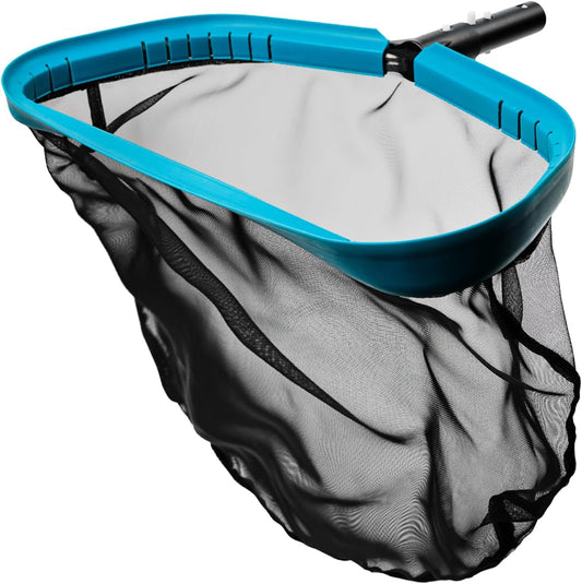 POOLWHALE Pool Skimmer Net - Aluminum Frame with Ultra Fine Mesh for Effective Leaf & Debris Cleaning