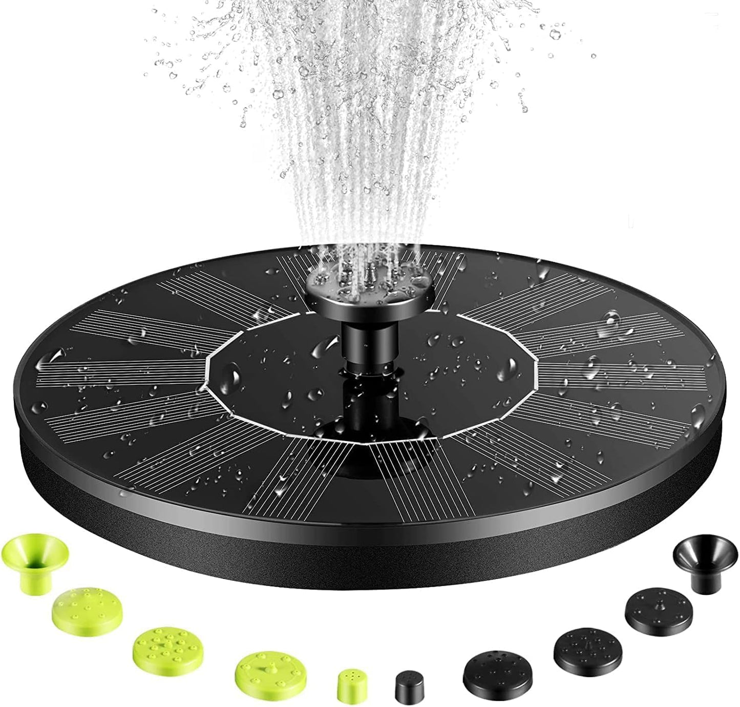 Solar Bird Bath Fountain Pump by 2026 - 1.4W Floating & Standing Water Pump with 10 Nozzles for Garden & Pond
