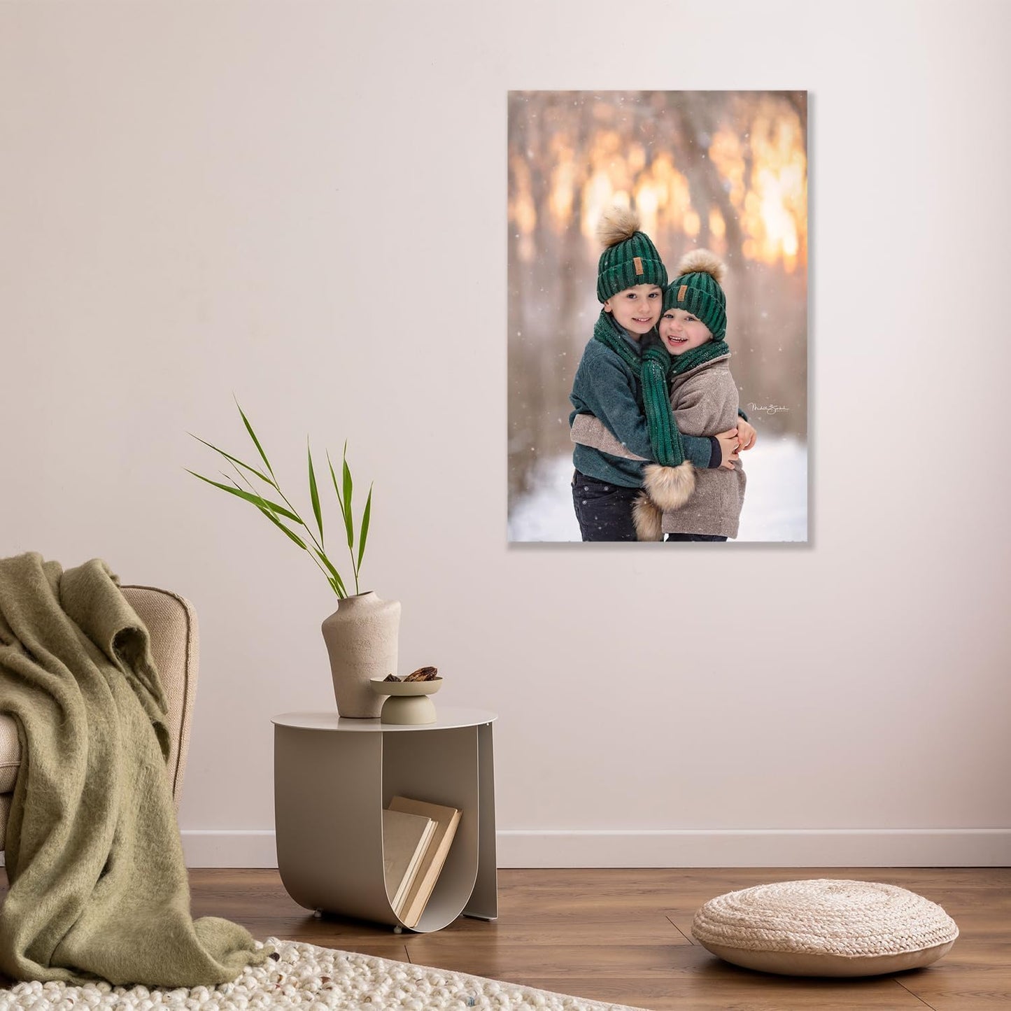 ZXDZSM Custom Canvas Poster - Personalized Wall Art Print | Upload Your Image, 8" x 10"