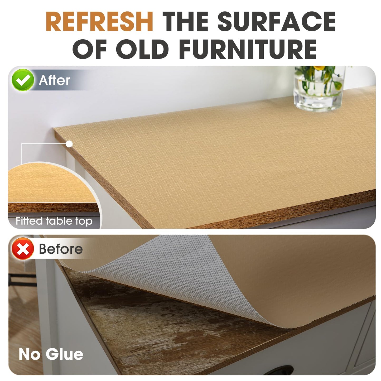ALIUNI Drawer and Shelf Liner, Non-Slip Kitchen Cabinet Liners Non-Adhesive Thick Strong Grip Waterproof Washable Mats Protect Dresser Shelves Cupboard Bathroom Cabinets, Buffalo Plaid, 24 in X 30 FT