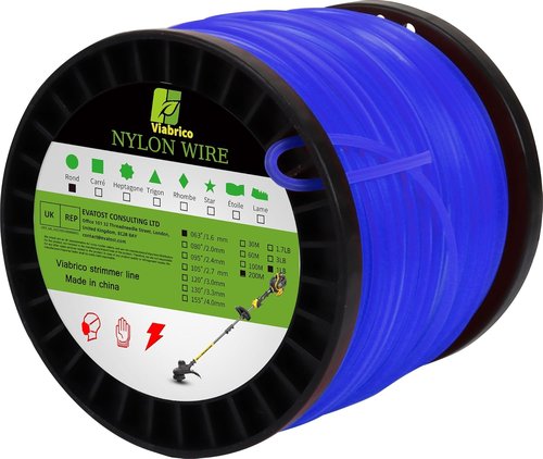 Grass Strimmer | 680ft Heavy-Duty Nylon String Wire Cord - 063 Size for Electric Strimmers