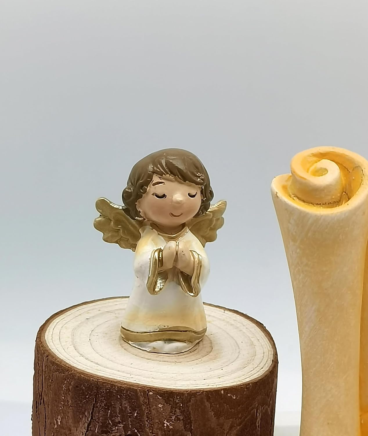 Miniature Holy Family Nativity Figurine - 2.56 Inch Tabletop Christmas Decoration