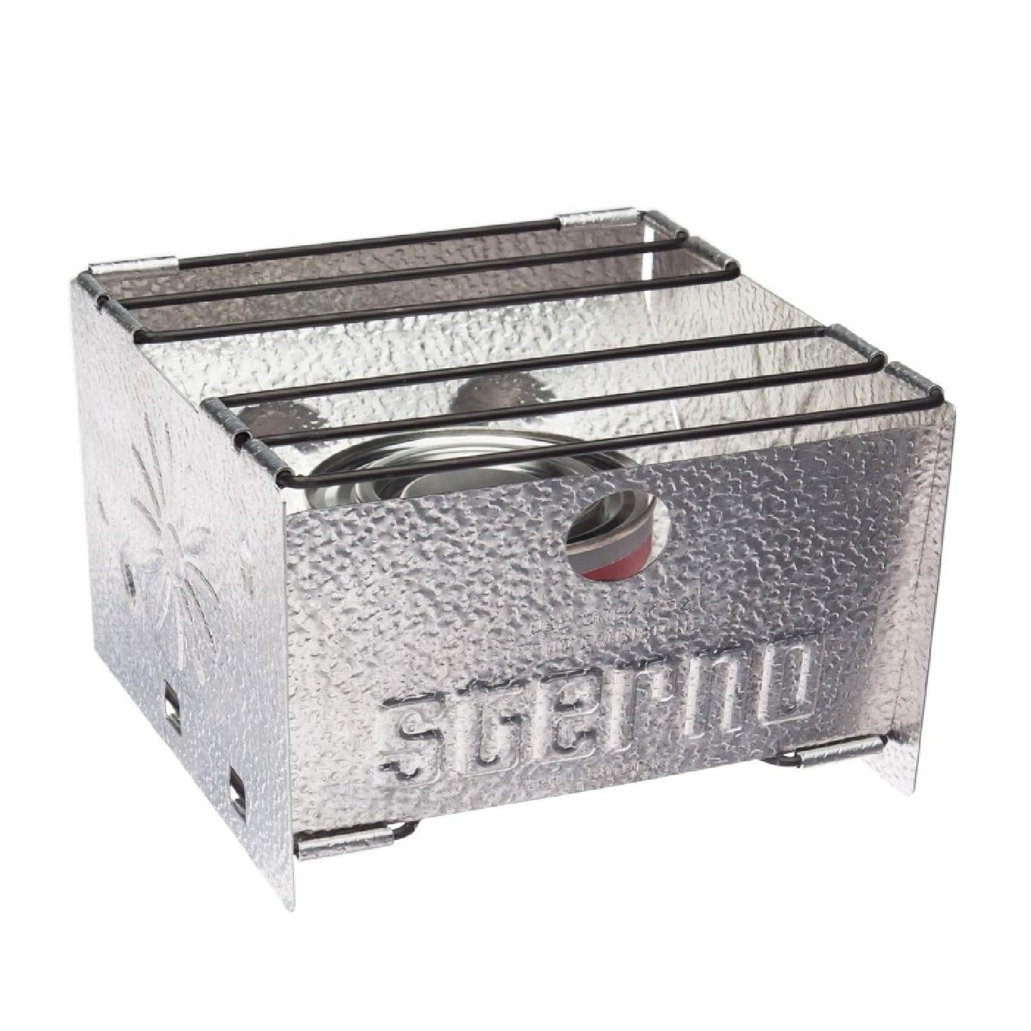 Sterno Foldable Camp Stove - Portable Camping Stove for Outdoor Cooking, Easy-to-Assemble for Outdoor Picnics, Tailgating, & Emergencies - Pack of 1, Silver