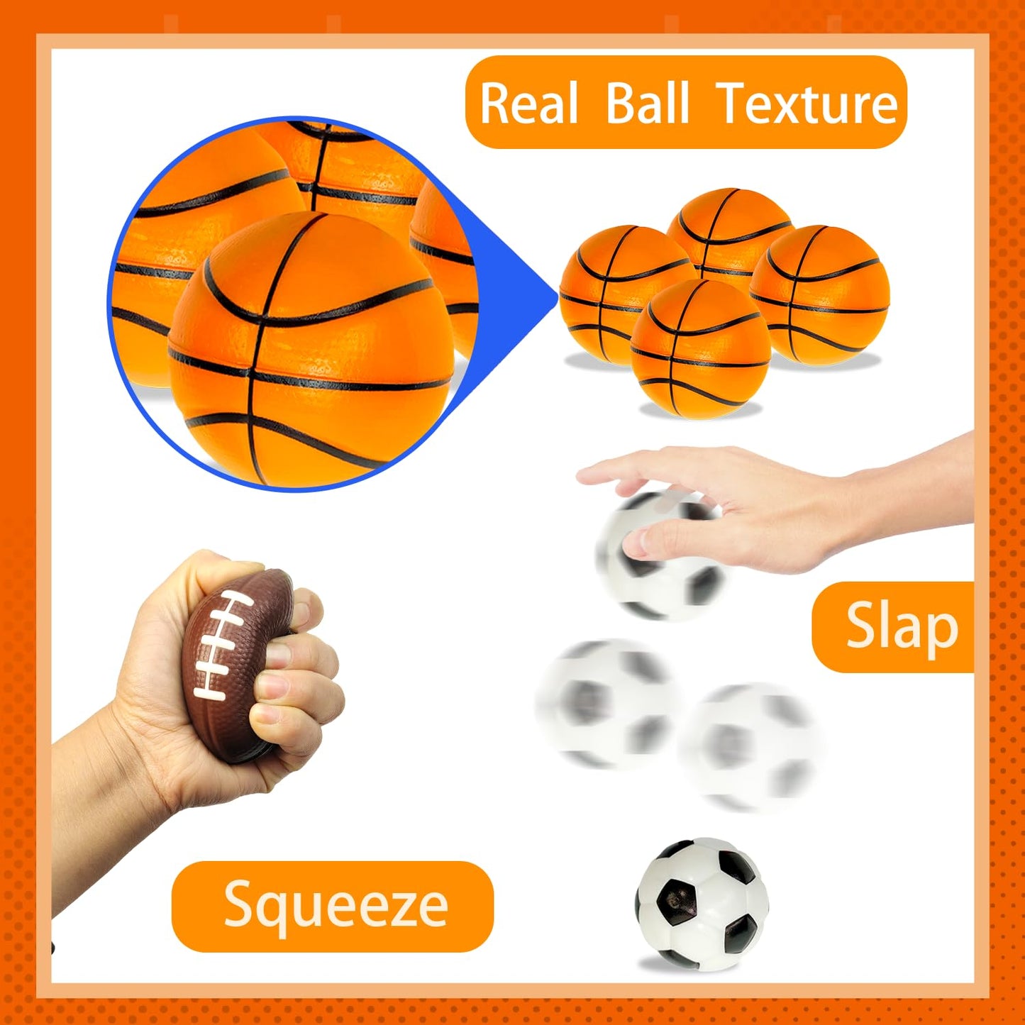 Valentines Day Sports Gifts Cards for Kids Classroom,20 Pack Foam Sport Ball Toys with Class Exchange Cards for Boys Girls,Valentine Goodie Bag Stuffers School Party Favors Prizes Treats for Toddlers