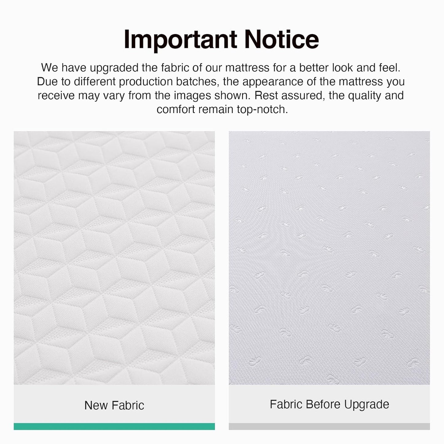 Novilla 10 Inch Full Mattress - Memory Foam with Breathable Comfort Layer & High-Density Support for Cool Sleep