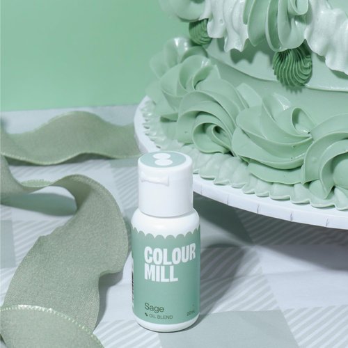 Colour Mill Oil-Based Food Coloring - Sage, 20 Milliliters | Vibrant & Versatile