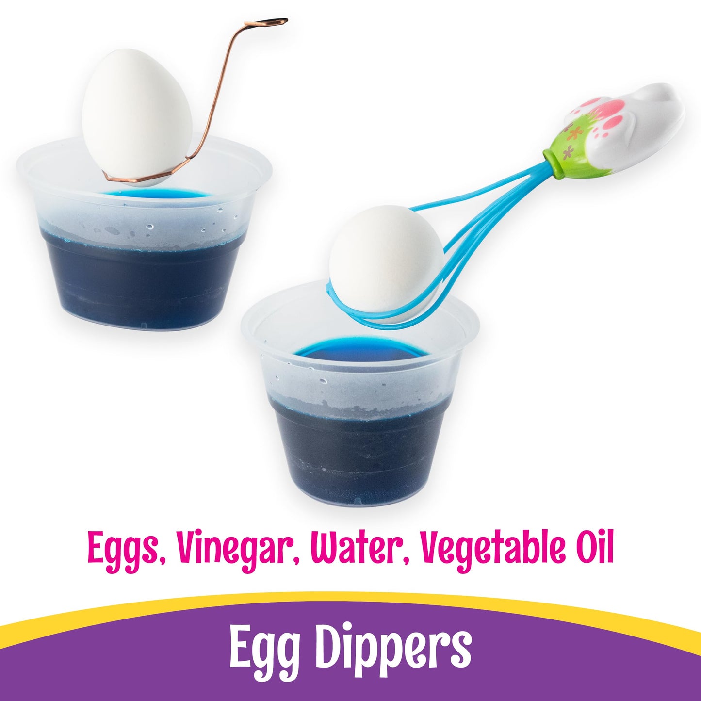 PAAS Easter Egg Decorating Bundle, Includes 1 Deluxe Kit, 1 Cosmic Egg Dying Kit, and PAAS Whiskers for Easy Egg Dying, Food Safe Dye for Family Easter Activity (3 Piece Bundle)